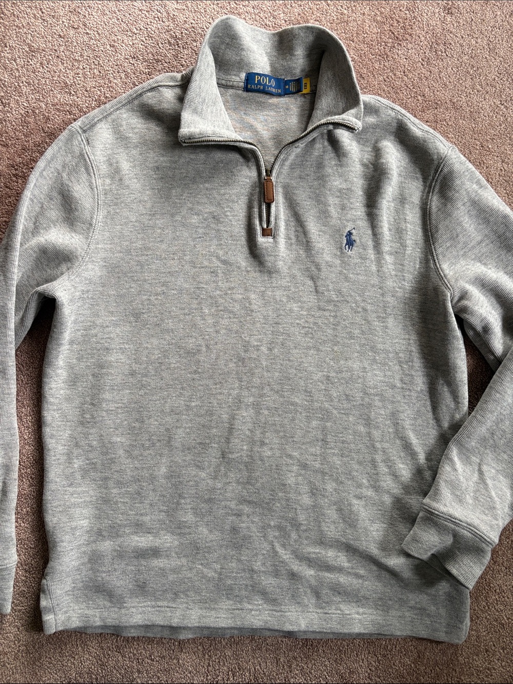 Polo Ralph Lauren Mens pullover sweater preppy medium EUC